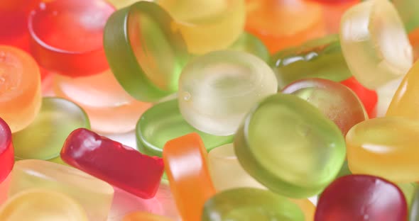 Colorful gummy candy