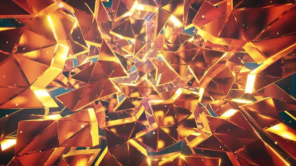 Golden Debris Neutral Vj Background