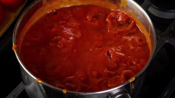 Cooking Spaghetti Sauce