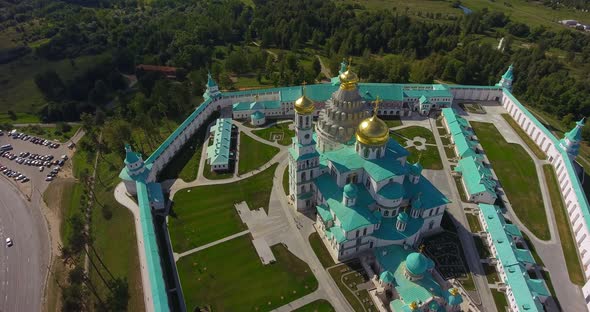 New Jerusalem Monastery, Russia. Aerial