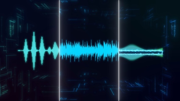 Audio Spectrum and Waveform (3 Clips )