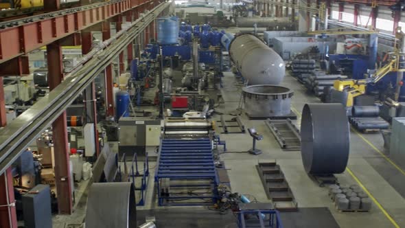 Manufacturing Process on Compressor Factory