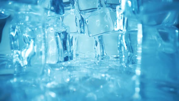 Ice Cubes, Abstract Background
