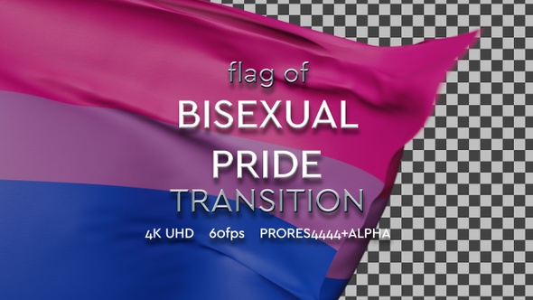 Flag of Bisexual Transition | UHD | 60fps