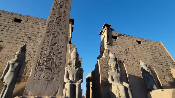 Luxor Temple in Luxor, ancient Thebes, Egypt.