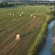 Field With Hay Bales - VideoHive Item for Sale