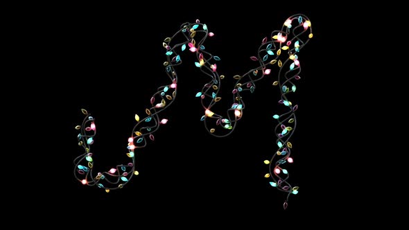 Christmas Lights Text Pack alt