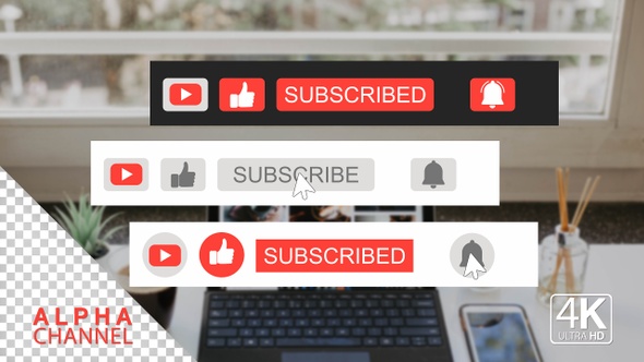 Youtube Subscribe Button alt