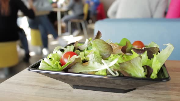 Salad at Restaurant