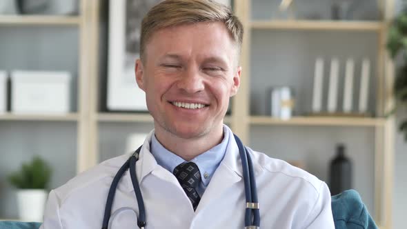 Portrait of Smiling Confident Doctor