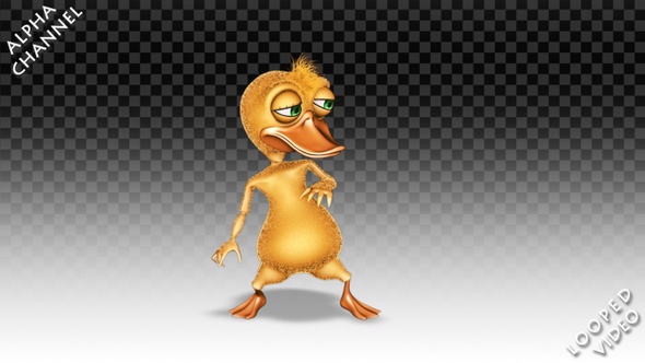 Cartoon Duck - Rock-n-Roll Dance alt