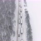 Trucks are Stuck in Traffic on a Snowcovered Highway - VideoHive Item for Sale
