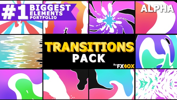 Juicy Colorful Transitions | Motion Graphics Pack alt