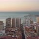 City and sea at sunset, Malaga, Spain - VideoHive Item for Sale