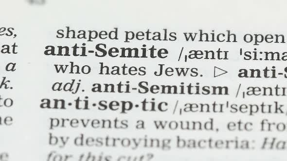 Anti-Semite Word in Vocabulary, Freedom of Belief and Nationality Discrimination
