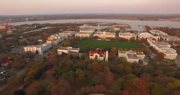 Citadel military college campus in Charleston, SC