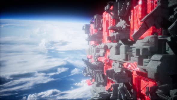 UFO Flying in the Space alt