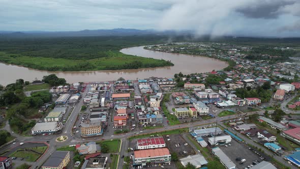 The Towns of Sarawak, Borneo, Malaysia