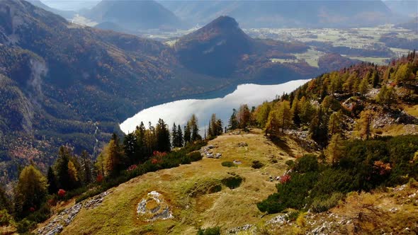 Beautiful Autumn Landscape in the Mountains