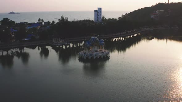 Thai Pavillion Khao Tao Reservoir in Hua Hin Prachuap Khiri Khan Thailand