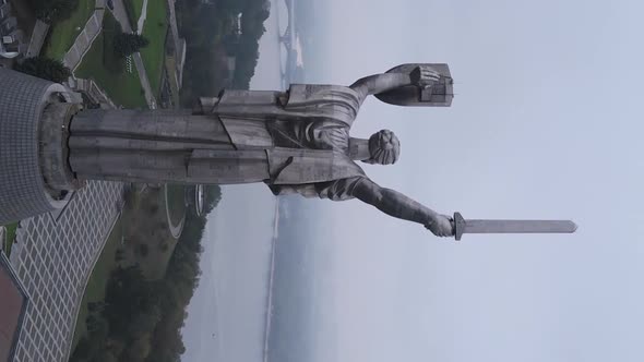 Motherland Monument in Kyiv Ukraine