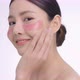 Close Up Beauty Face Asian Woman With Fresh Clean Skin Using Eye Pad, Eye Care Treatment. - VideoHive Item for Sale