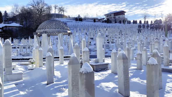 Muslim Cemetery Pan Up