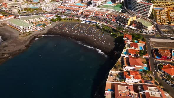 Playa de la Arena in Tenerife, Spain