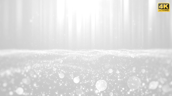 Particles White Background