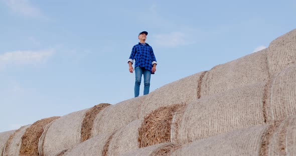 Portrait of Successful Farmer Agribusiness