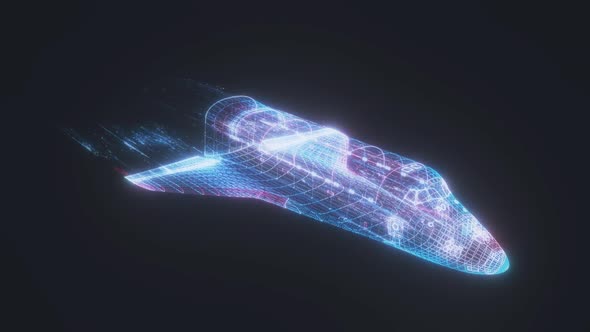 Abstract Space Shuttle Hd alt