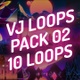 Vj Loops Pack 02 - Synthwave Lo-Fi Retrowave Vaporwave Mix - VideoHive Item for Sale