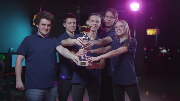 Cybersport Team With Prize