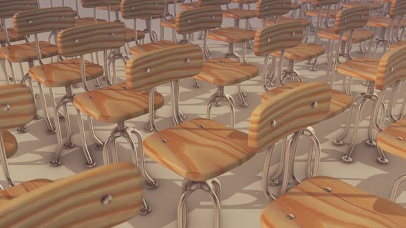 A Lot Of Shop Chairs In A Row Hd
