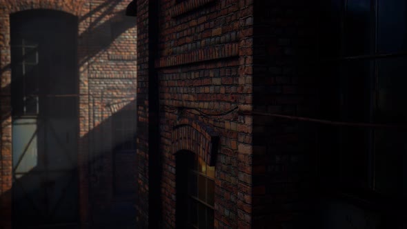 Abandoned Factory Empty Because of the Coronavirus Covid19 Epidemic alt