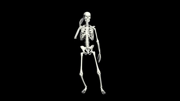 Phone Talking Skeleton