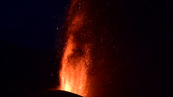 Volcanic eruption in La Palma Canary Islands 2021