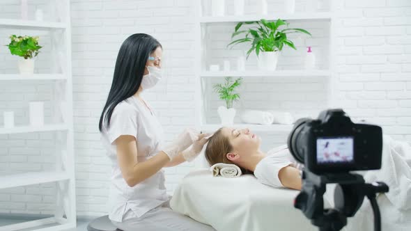 Procedure for Improvements Growth Hair in Beauty Salon