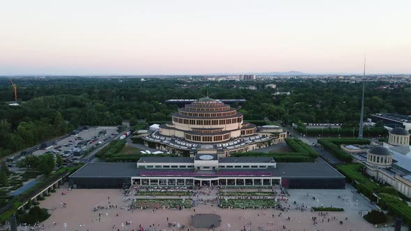 Hala Stulecia with Multimedia Fountain