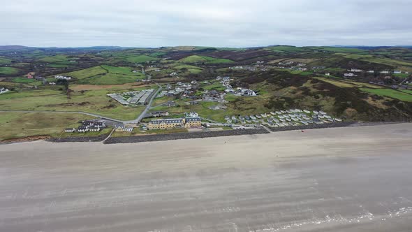 Flying Above Rossnowlagh Beach in County Donegal Ireland