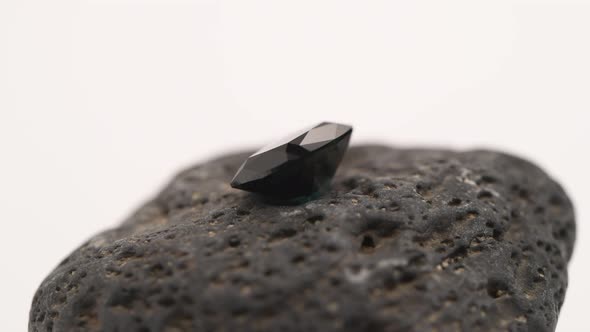 Black Diamond on Natural Stone