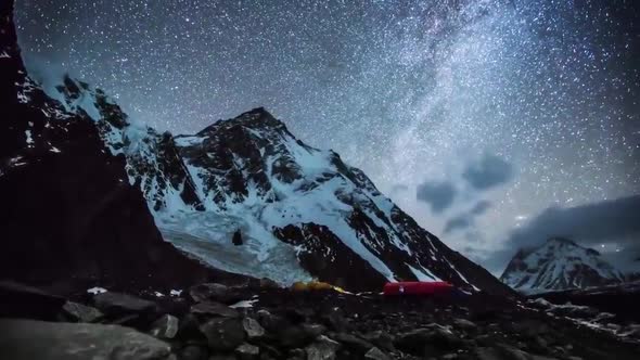 Night sky Video Footage - Time Lapse Video Of Night Sky