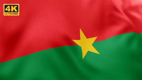 Burkina Faso Flag - 4K