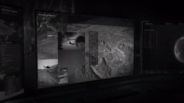 The satellite analysis has detected the Position of the Enemy Forces Air Base alt