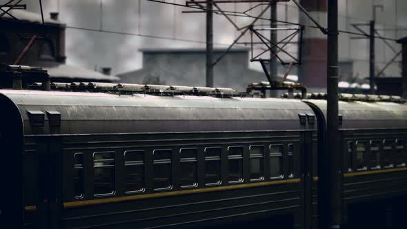 Old Soviet Electrical Train Staition alt