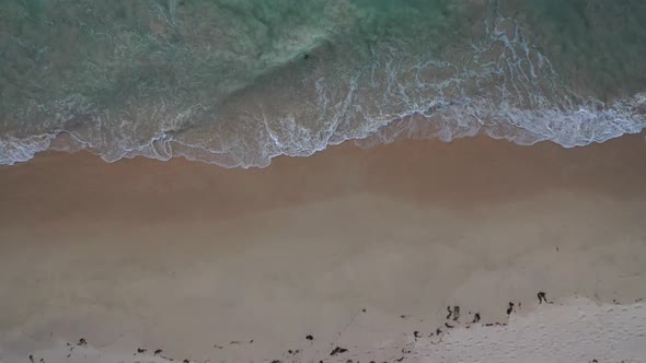 Aerial Drone Footage of City Beach, Perth, Western Australia at Sunset