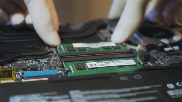 Replace Memory in Laptop Process