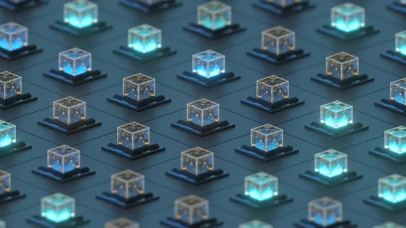 Creative electronics crystals cubes alt