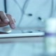 Doctor Working on Tablet Finger - VideoHive Item for Sale