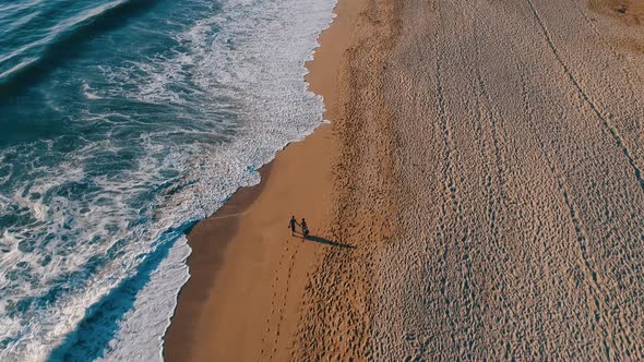 Love Couple On The Beach